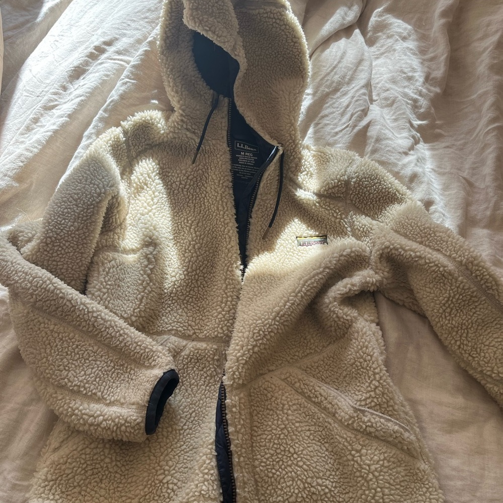 L.L. Bean Tan Teddy Jacket